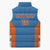 Custom India Cricket Sleeveless Puffer Jacket Go Champions - Wonder Print Shop