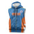 Custom India Cricket Sleeveless Zip Hoodie Go Champions - Wonder Print Shop