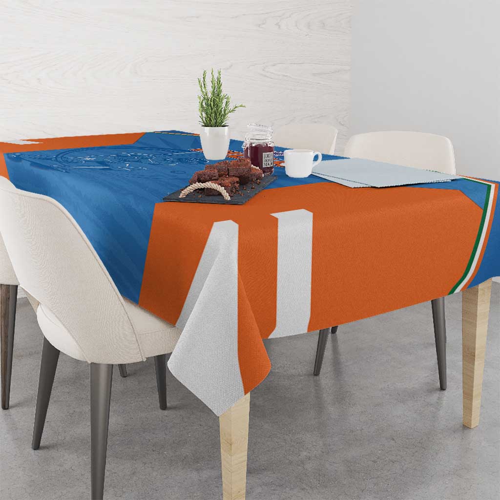 India Cricket Tablecloth Go Champions - Wonder Print Shop