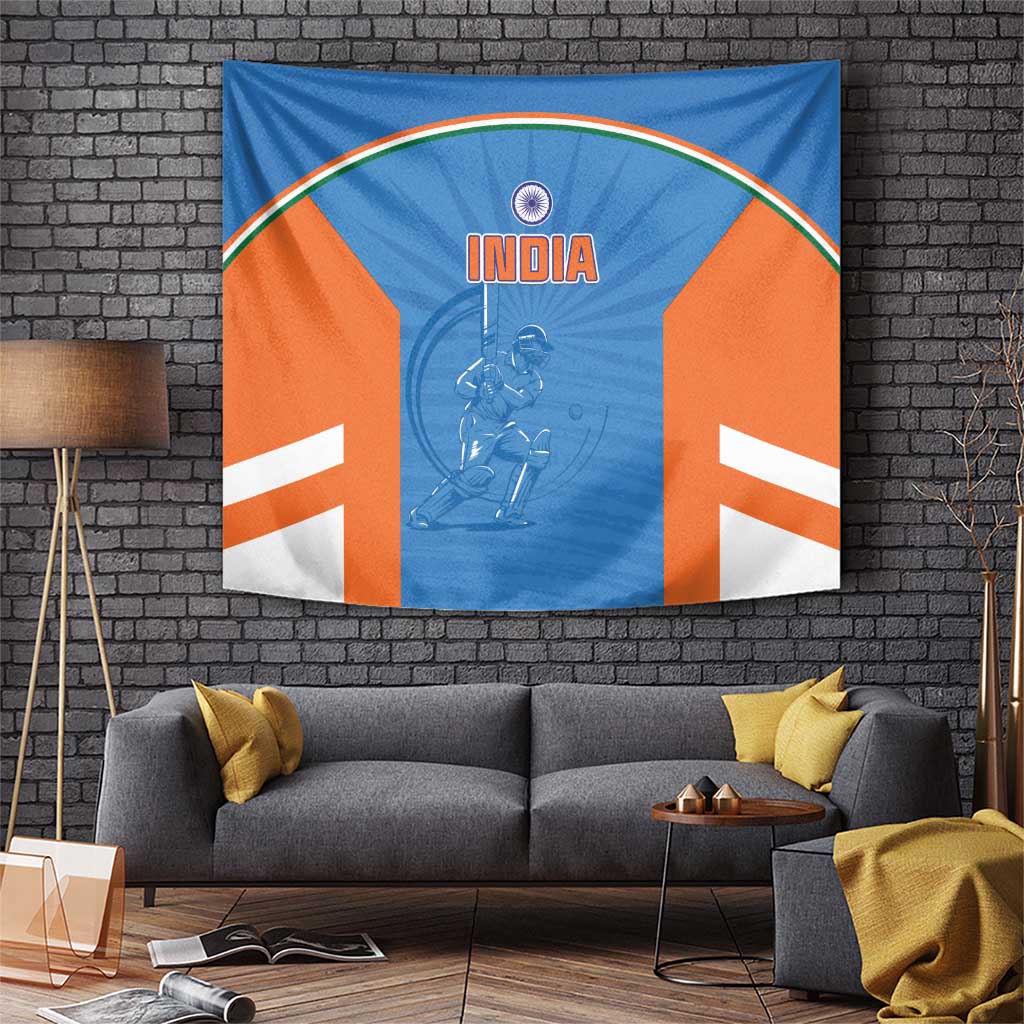 India Cricket Tapestry Go Champions - Wonder Print Shop