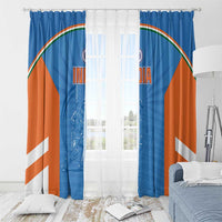India Cricket Window Curtain Go Champions - Wonder Print Shop