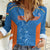 Custom India Cricket Women Casual Shirt Go Champions - Wonder Print Shop