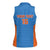 Custom India Cricket Women Sleeveless Polo Shirt Go Champions - Wonder Print Shop