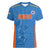 Custom India Cricket Women V-Neck T-Shirt Go Champions - Wonder Print Shop