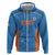 Custom India Cricket Zip Hoodie Go Champions - Wonder Print Shop