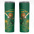 Custom South Africa Proteas Cricket Skinny Tumbler Lion Mascot With Protea - Wonder Print Shop