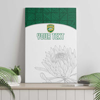 Custom South Africa Cricket Canvas Wall Art Go Proteas - Wonder Print Shop