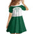 Custom South Africa Cricket Family Matching Off Shoulder Short Dress and Hawaiian Shirt Go Proteas - Wonder Print Shop