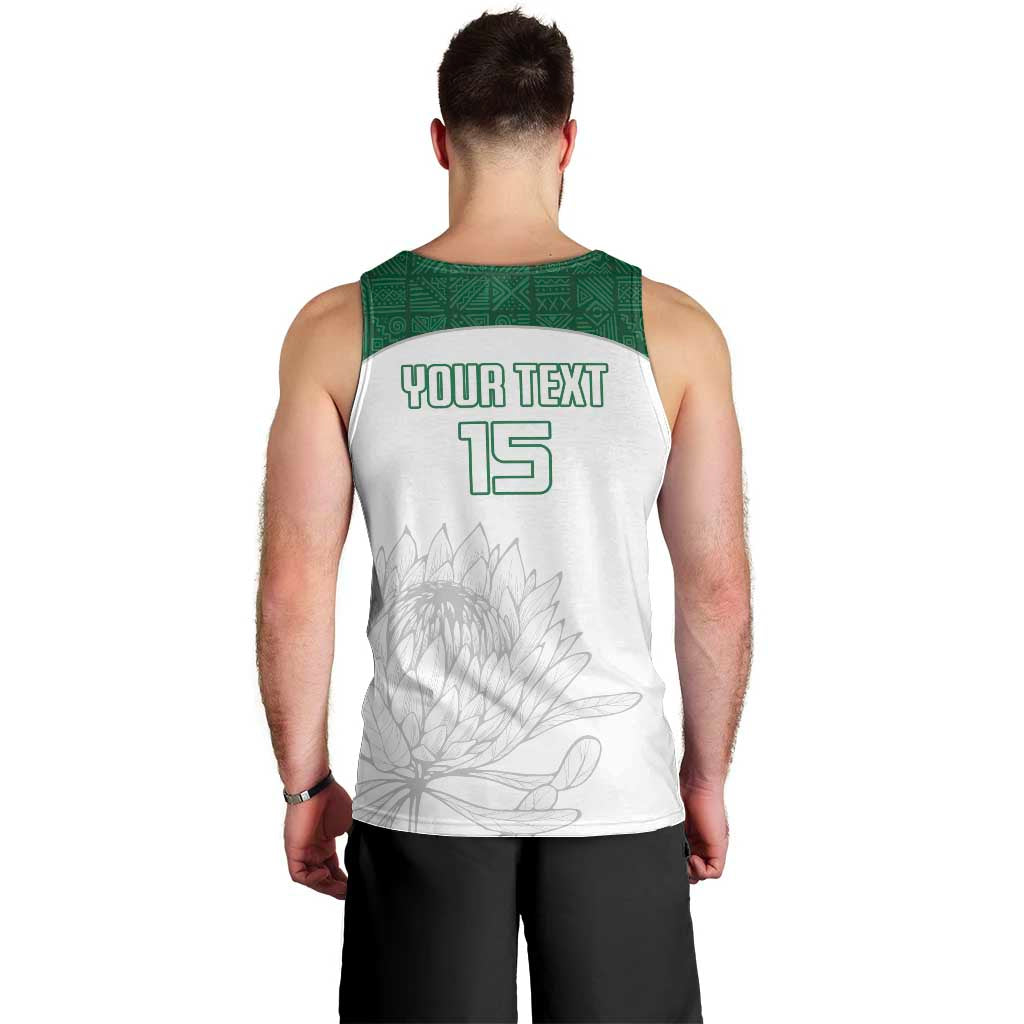 Custom South Africa Cricket Men Tank Top Go Proteas - Wonder Print Shop