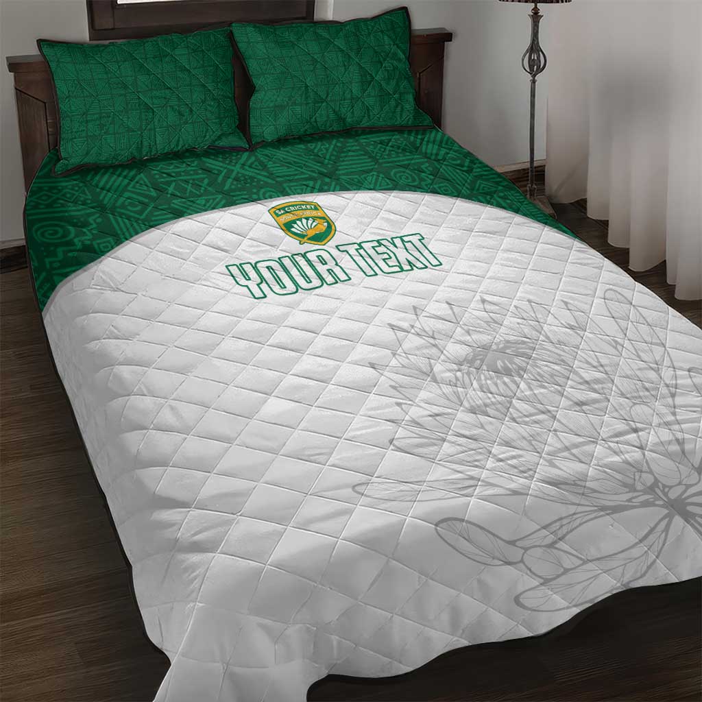 Custom South Africa Cricket Quilt Bed Set Go Proteas - Wonder Print Shop