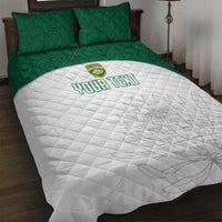 Custom South Africa Cricket Quilt Bed Set Go Proteas - Wonder Print Shop