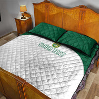 Custom South Africa Cricket Quilt Bed Set Go Proteas - Wonder Print Shop