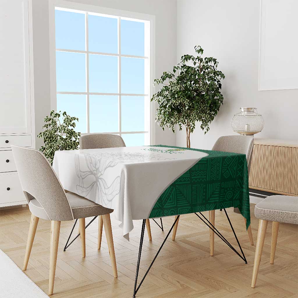 Custom South Africa Cricket Tablecloth Go Proteas - Wonder Print Shop