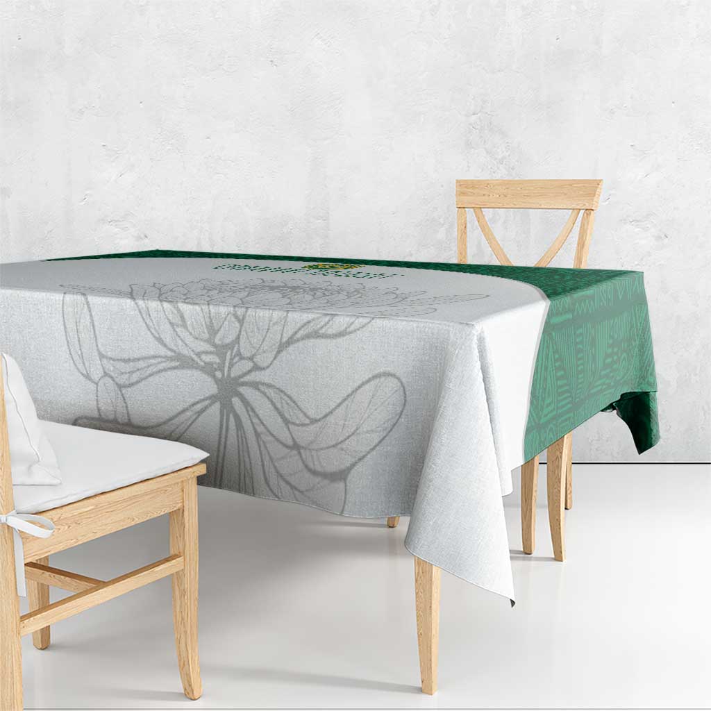 Custom South Africa Cricket Tablecloth Go Proteas - Wonder Print Shop