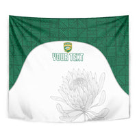 Custom South Africa Cricket Tapestry Go Proteas - Wonder Print Shop