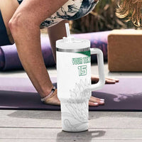 Custom South Africa Cricket Tumbler With Handle Go Proteas - Wonder Print Shop