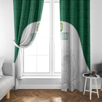 Custom South Africa Cricket Window Curtain Go Proteas - Wonder Print Shop