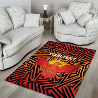 Custom South Africa Eastern Cape Cricket Area Rug Go Sunrisers - Wonder Print Shop