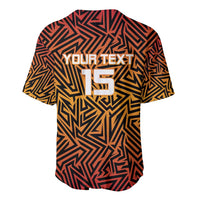 Custom South Africa Eastern Cape Cricket Baseball Jersey Go Sunrisers - Wonder Print Shop