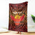 Custom South Africa Eastern Cape Cricket Blanket Go Sunrisers