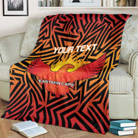 Custom South Africa Eastern Cape Cricket Blanket Go Sunrisers