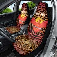 Custom South Africa Eastern Cape Cricket Car Seat Cover Go Sunrisers - Wonder Print Shop