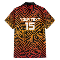 Custom South Africa Eastern Cape Cricket Family Matching Off Shoulder Short Dress and Hawaiian Shirt Go Sunrisers - Wonder Print Shop