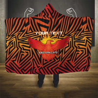 Custom South Africa Eastern Cape Cricket Hooded Blanket Go Sunrisers