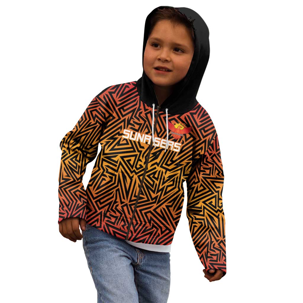 Custom South Africa Eastern Cape Cricket Kid Hoodie Go Sunrisers - Wonder Print Shop