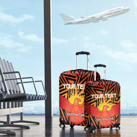 Custom South Africa Eastern Cape Cricket Luggage Cover Go Sunrisers - Wonder Print Shop