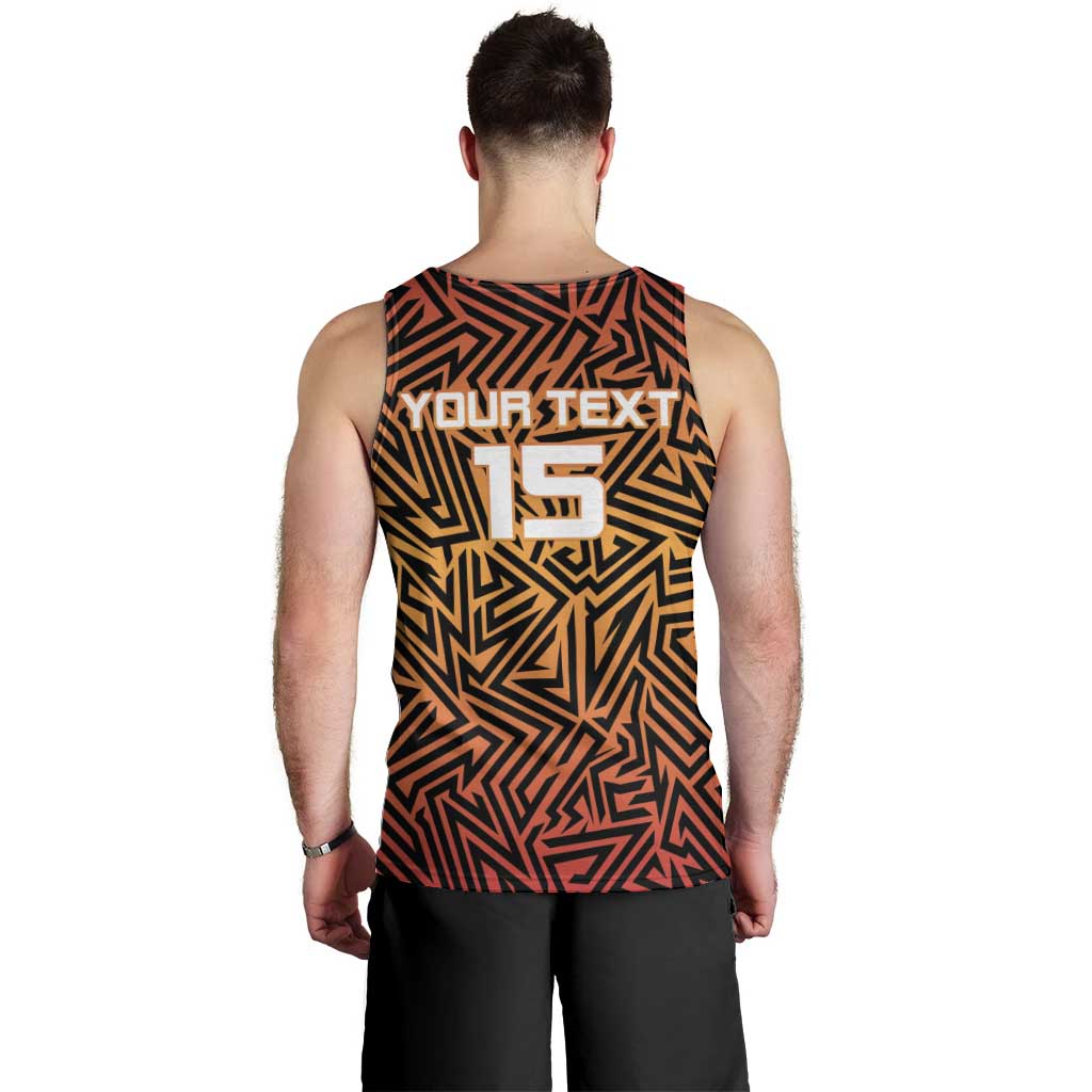 Custom South Africa Eastern Cape Cricket Men Tank Top Go Sunrisers - Wonder Print Shop