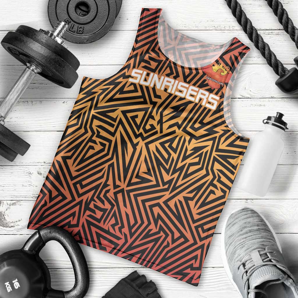Custom South Africa Eastern Cape Cricket Men Tank Top Go Sunrisers - Wonder Print Shop