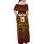 Custom South Africa Eastern Cape Cricket Off Shoulder Maxi Dress Go Sunrisers - Wonder Print Shop