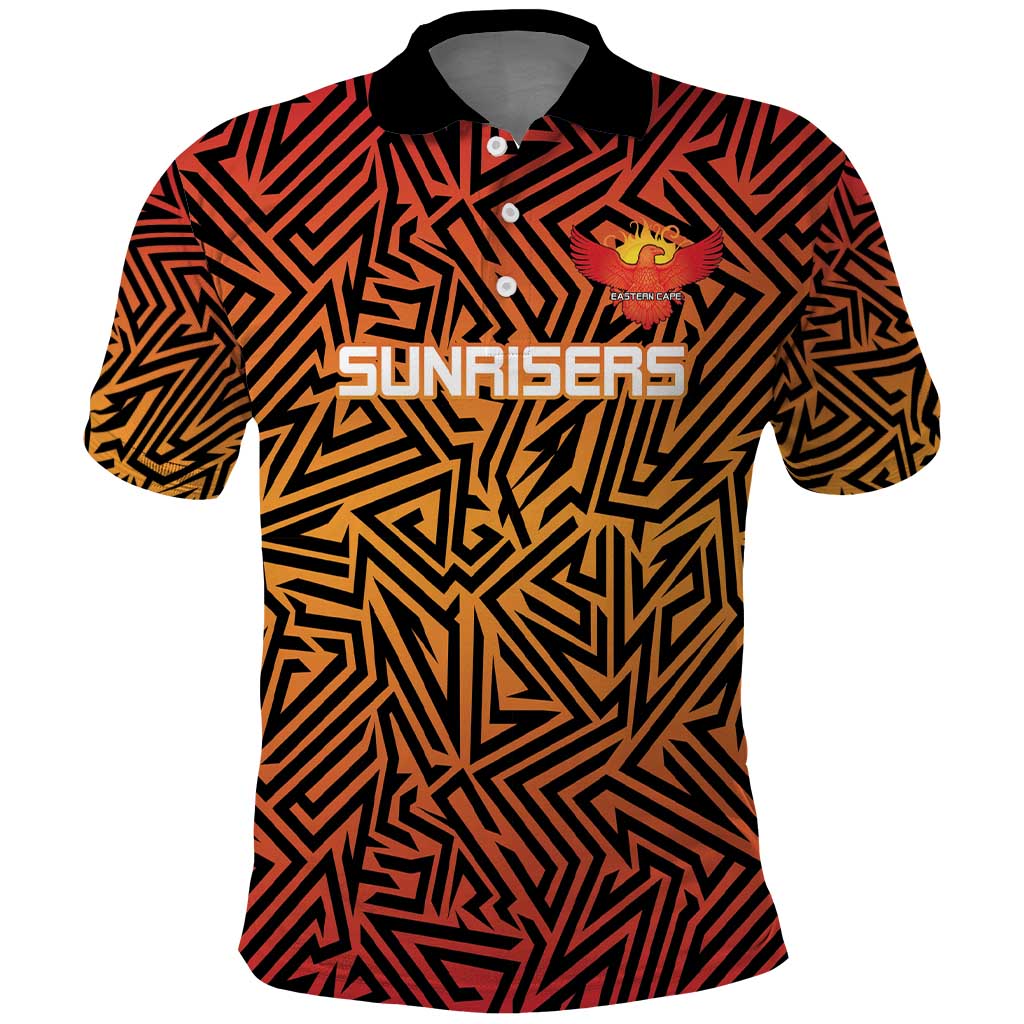 Custom South Africa Eastern Cape Cricket Polo Shirt Go Sunrisers - Wonder Print Shop