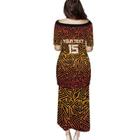 Custom South Africa Eastern Cape Cricket Puletasi Go Sunrisers - Wonder Print Shop