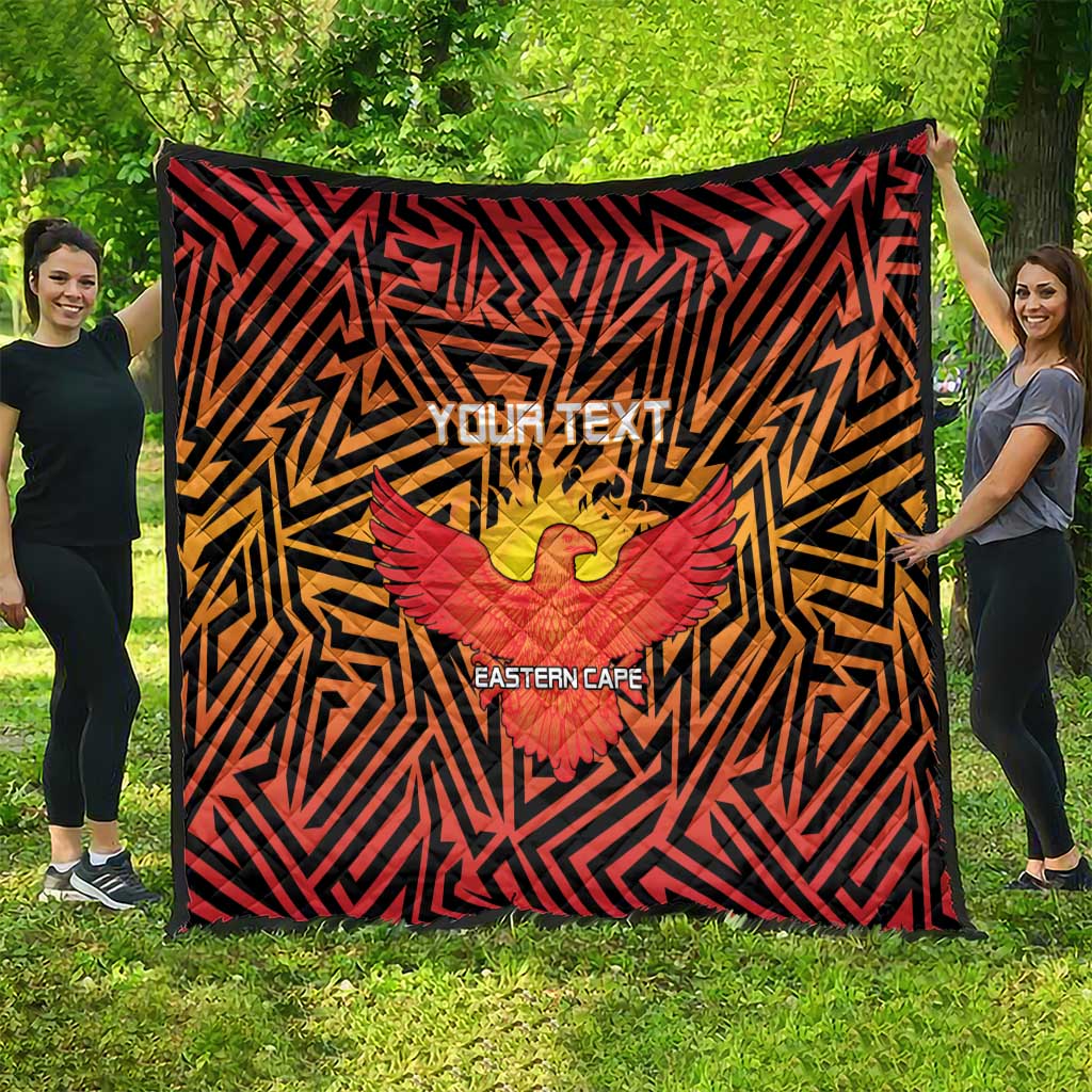 Custom South Africa Eastern Cape Cricket Quilt Go Sunrisers - Wonder Print Shop