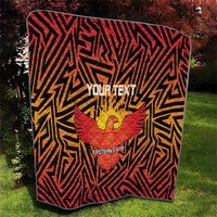 Custom South Africa Eastern Cape Cricket Quilt Go Sunrisers - Wonder Print Shop