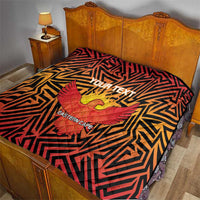 Custom South Africa Eastern Cape Cricket Quilt Go Sunrisers - Wonder Print Shop