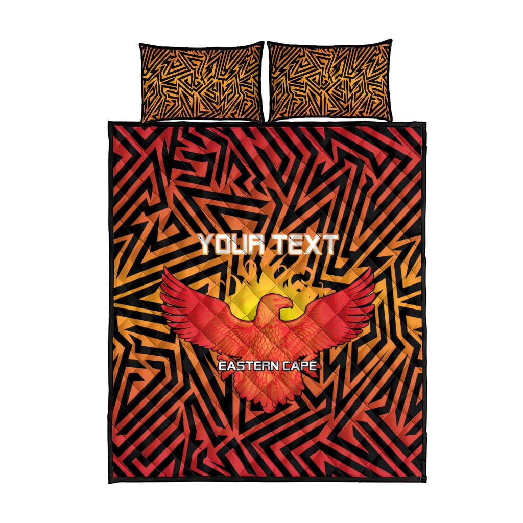 Custom South Africa Eastern Cape Cricket Quilt Bed Set Go Sunrisers - Wonder Print Shop