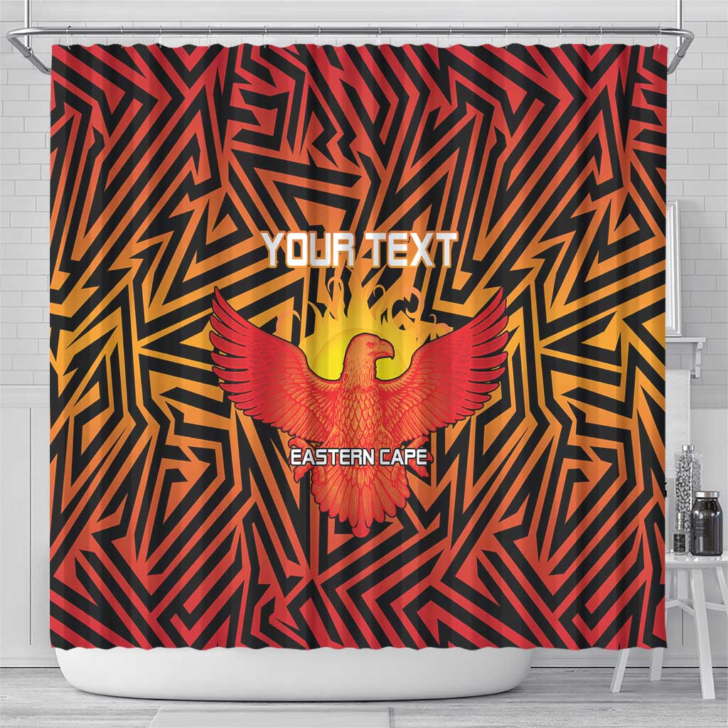 Custom South Africa Eastern Cape Cricket Shower Curtain Go Sunrisers