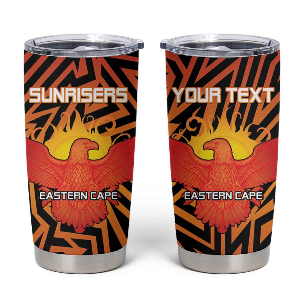 Custom South Africa Eastern Cape Cricket Tumbler Cup Go Sunrisers - Wonder Print Shop