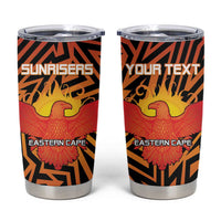 Custom South Africa Eastern Cape Cricket Tumbler Cup Go Sunrisers - Wonder Print Shop