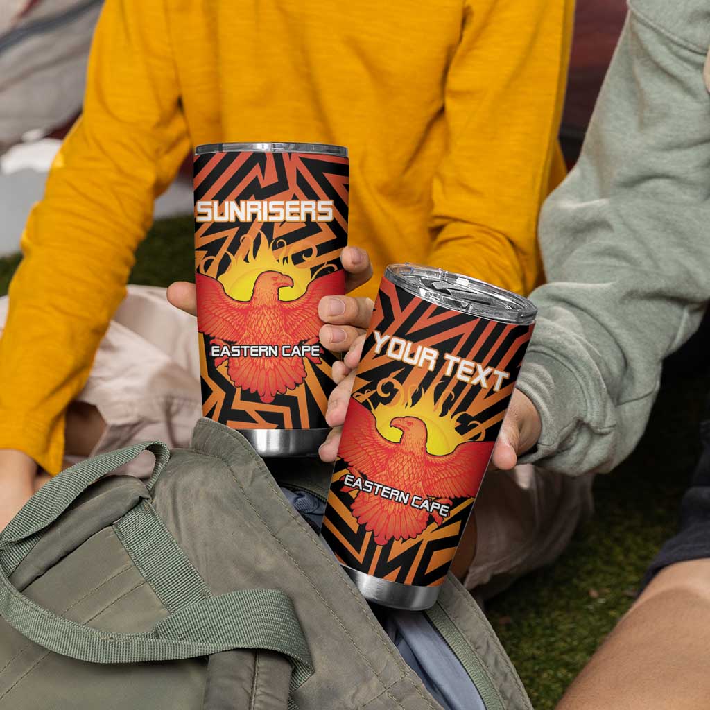 Custom South Africa Eastern Cape Cricket Tumbler Cup Go Sunrisers - Wonder Print Shop
