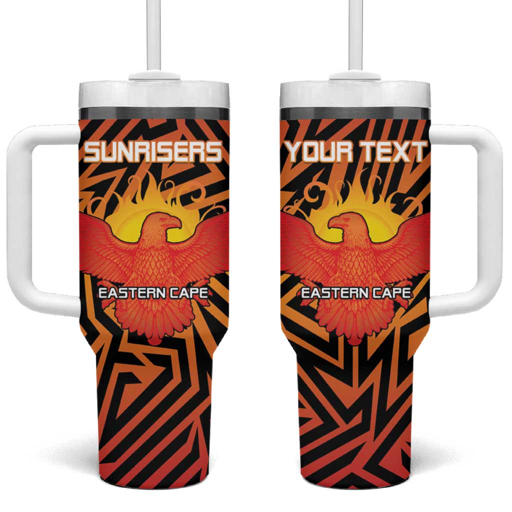 Custom South Africa Eastern Cape Cricket Tumbler With Handle Go Sunrisers - Wonder Print Shop