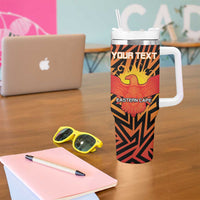 Custom South Africa Eastern Cape Cricket Tumbler With Handle Go Sunrisers - Wonder Print Shop
