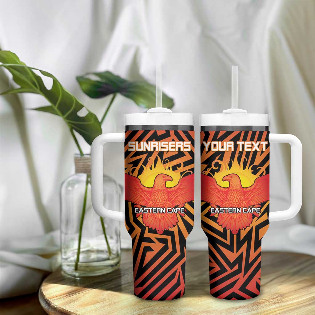 Custom South Africa Eastern Cape Cricket Tumbler With Handle Go Sunrisers - Wonder Print Shop