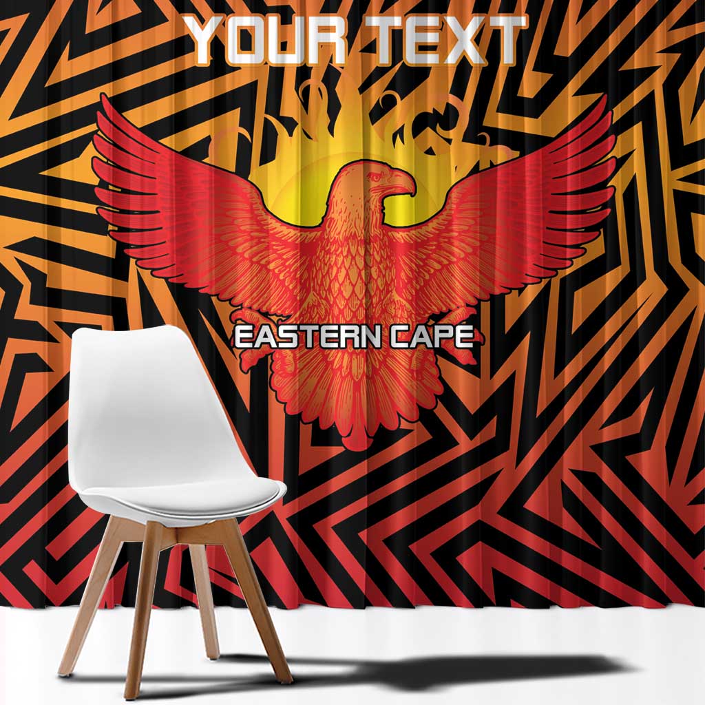 Custom South Africa Eastern Cape Cricket Window Curtain Go Sunrisers - Wonder Print Shop