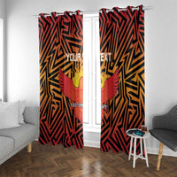 Custom South Africa Eastern Cape Cricket Window Curtain Go Sunrisers - Wonder Print Shop
