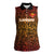Custom South Africa Eastern Cape Cricket Women Sleeveless Polo Shirt Go Sunrisers - Wonder Print Shop