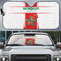Morocco Football Auto Sun Shade Go Champions Atlas Lions - White - Wonder Print Shop